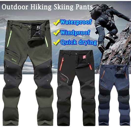 ☃️👖[S-5XL] Męski kombinezon na jesień i zimę, wodoodporny, z grubego aksamitu, swobodny