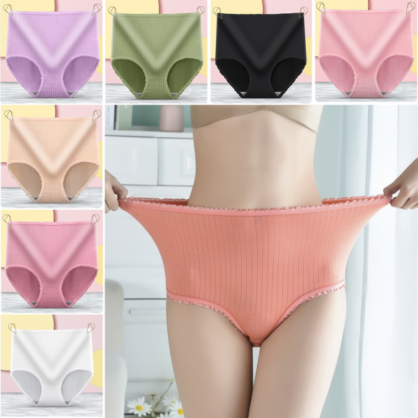 💖 (8 kusů) Poslední den sleva 50 % – Antibakteriální voděodolné kalhotky s vysokým pasem