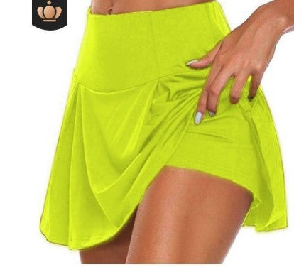 🎾【S-5XL】Dámské dvoudílné sportovní falešné fitness šaty