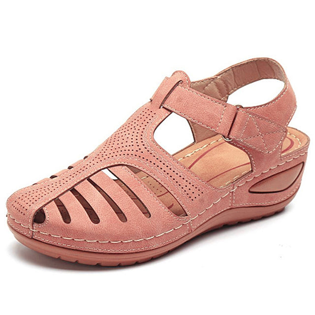 🔥【34-44】Sandalias de cuña casuales para mujer, transpirables y cómodas