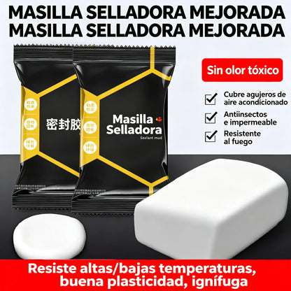 🔧 Masilla Selladora Impermeable Blanca – Repara Agujeros de Aire Acondicionado, Paredes y Tuberías 💧🏠