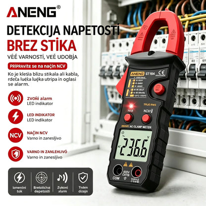 🔥【Časovno omejena ponudba】🛠️Pametni digitalni kleščni multimeter, večfunkcijski kleščni multimeter za električarje✅Visokonatančni kleščni multimeter✅Popolnoma samodejno prepoznavanje.