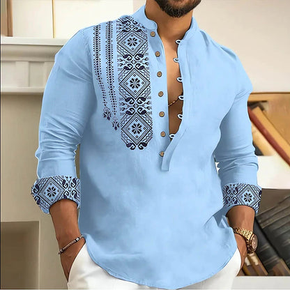 🔥【S-3XL】Camisa de verano de manga corta con solapa para hombre👔👕