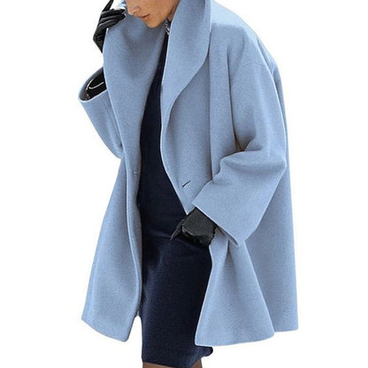 🎅Wyprzedaż świąteczna 50% TANIEJ🎄【S-5XL】2025 Zimowy nowy wysokiej jakości wełniany płaszcz o średniej długości-4161913