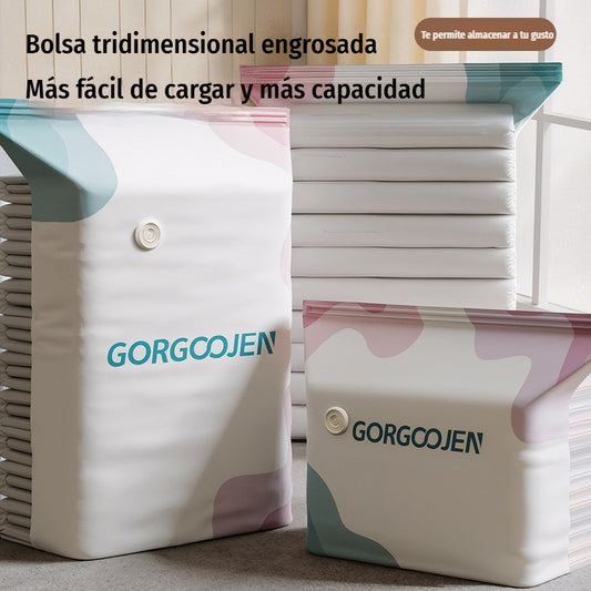 🧳 5 artículos por 26 euros 💨 Bolsa de almacenamiento al vacío grande y compresible: no requiere bomba, es a prueba de fugas e ideal para ahorrar espacio en maletas y en casa ✈️-4293399