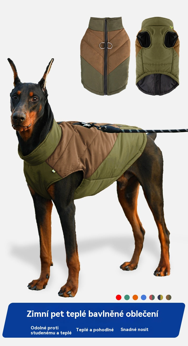 🔥🔥【S-5XL】Nové podzimní a zimní zahuštěné bavlněné teplé oblečky pro psy