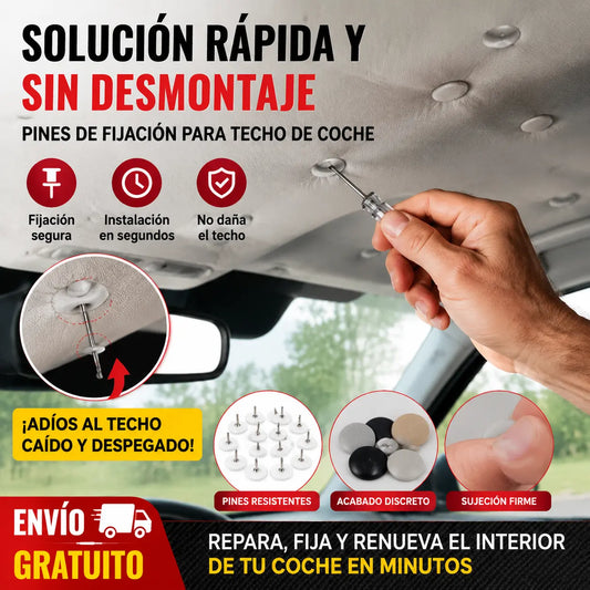 🔥【30 piezas】Hebillas de desmontaje de lona para techo de coche (incluye kit de herramientas de instalación)