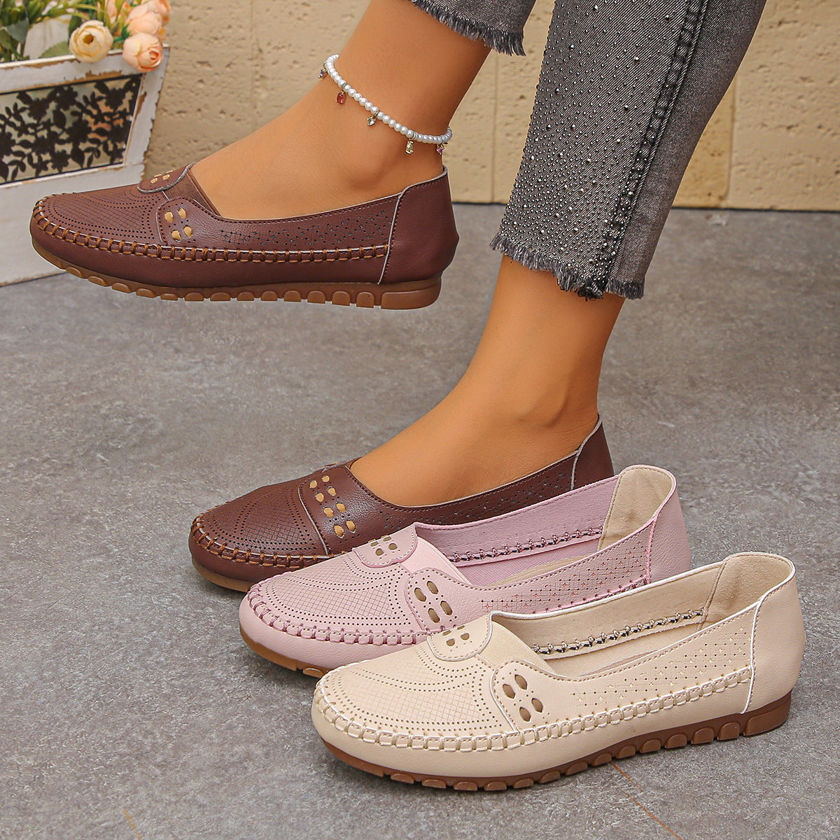 🥿 Comodidad, estilo y calidad en uno. Zapatos cosidos a mano, para pie ancho, hasta la 43 – ¡perfectos para el día a día!