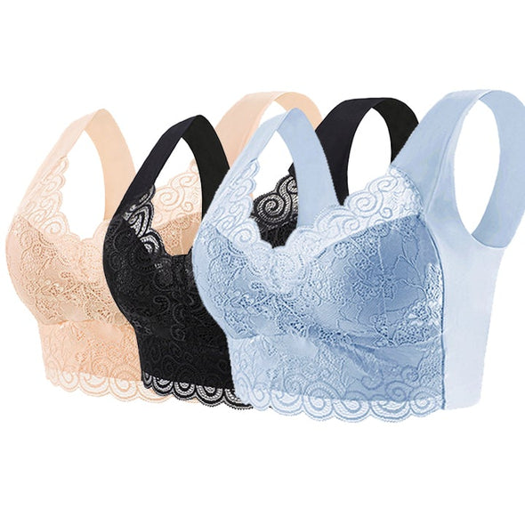 【Oferta por tiempo limitado】Sujetador cómodo y transpirable para mujer de nuevo estilo (6 piezas)> Adecuado para mujeres mayores de 40 años
