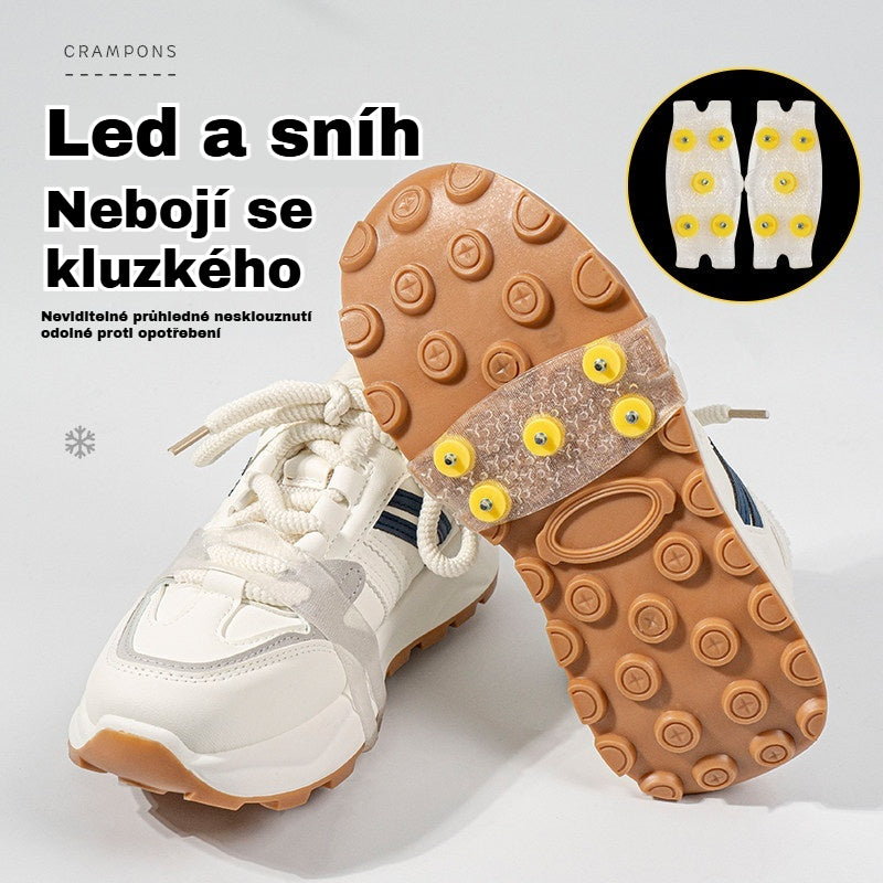🚶🏔️Kupite jedan, drugi dobijete gratis🔥Nevidljivi protuklizni rukavi za dereze s 5 zubaca, prozirni vanjski rukavi za dereze, pogodni za planinarenje po snijegu, planinarenje, penjanje po stijenama i zimske ledene površine. - 4211181