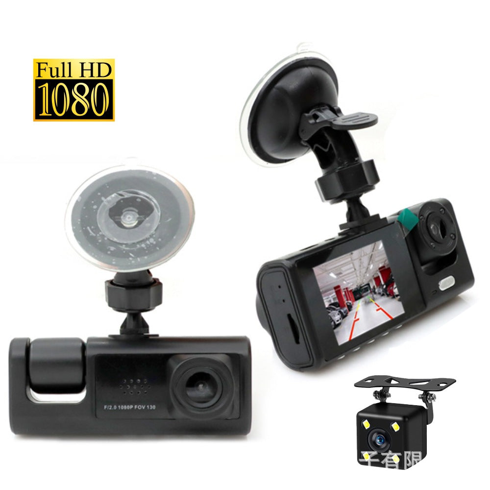 🚗🚗Nahrávejte v HD 1080p rozlišení zevnitř vozu pomocí couvací kamery.