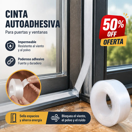 🚪 Tira de sellado inferior de puerta de PVC – Antipolvo y anticorriente de aire