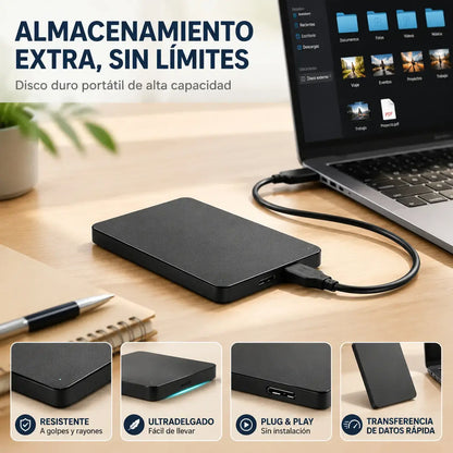 🔥🔥【Promoción del último día 50%OFF】Disco duro móvil de gran capacidad de 4/16/20TB