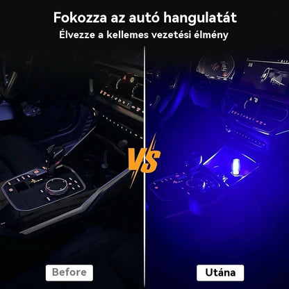 【50% KEDVEZMÉNY!】【Vegyél 1-et, a 2-őt pedig ingyen kapod!】USB-s autós éjszakai lámpa-4181692