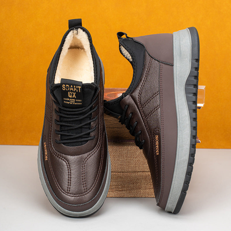 ⛄🔥【39-45】Pánská zimní ležérní sportovní obuv 2025 s nepromokavou měkkou podrážkou a sametem, nový styl