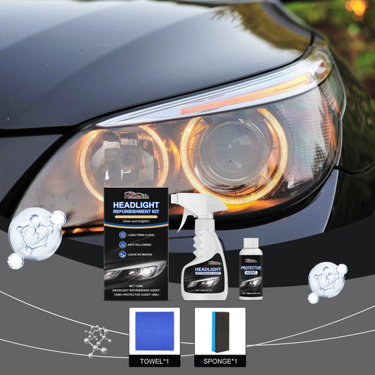 Kit de reparación de faros para coches antiguos: restaura la claridad y mejora la visibilidad nocturna.