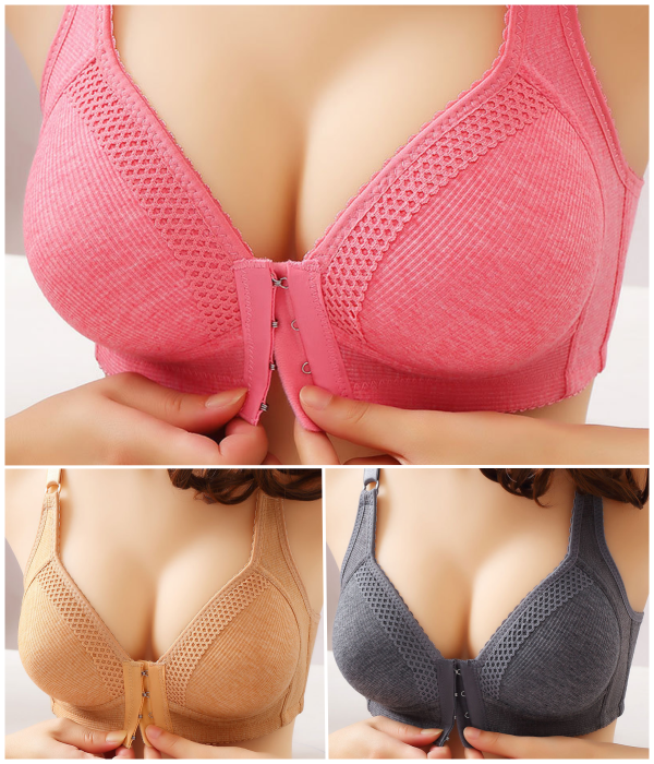 💕👙【3 por 36 euros】Sujetador de mujer de alta calidad con cierre frontal - Sin aros