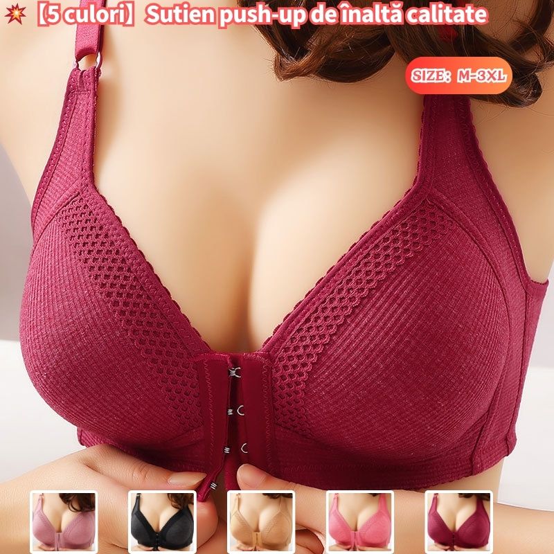 💥【Paquete de 3】Sujetador push-up sin costuras de alta calidad, moderno y sexy, evita la flacidez