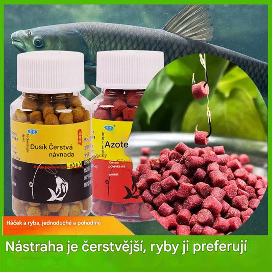 🎣【Rybolov za pár sekund】【5lahvi】Čerstvé granule návnady z živočišných bílkovin