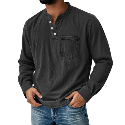 👔 【S–5XL】Pánské ležérní a módní tričko na jaro a podzim