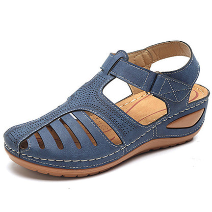 🔥【34-44】Sandalias de cuña casuales para mujer, transpirables y cómodas