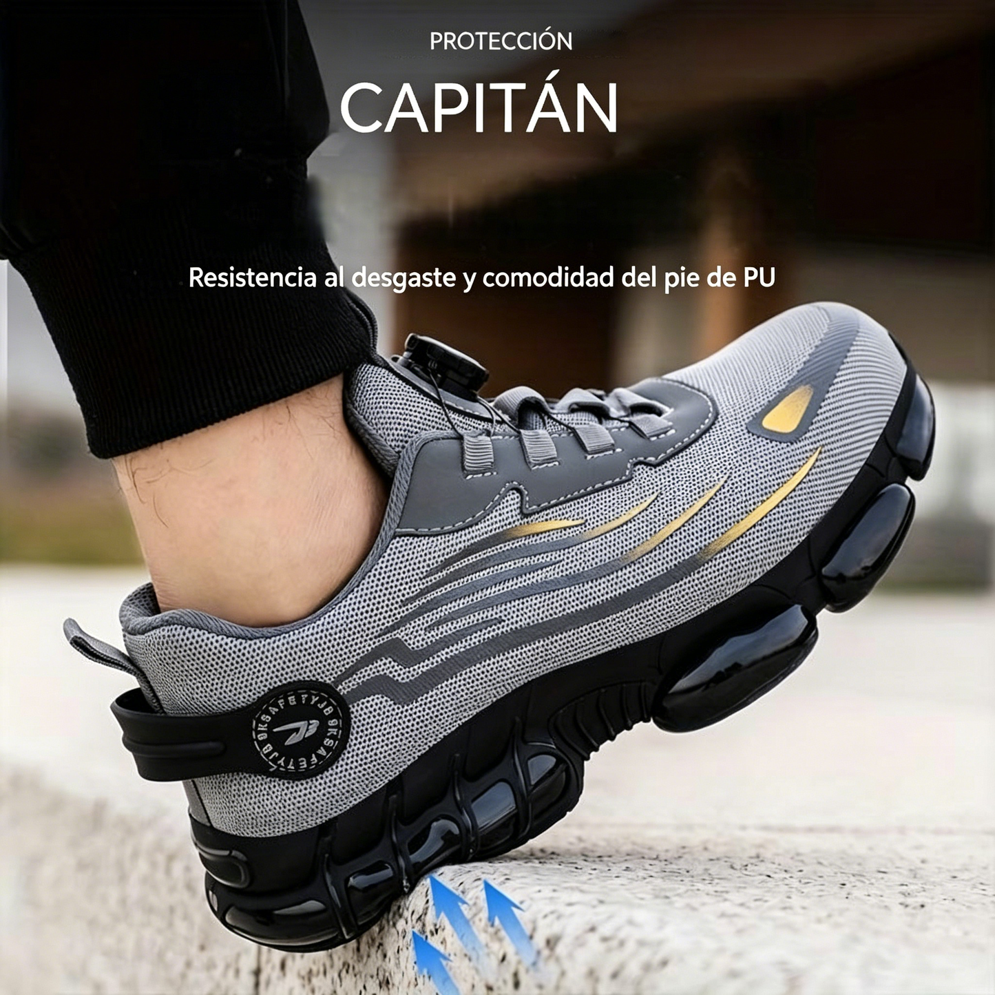 🥾🔥Botas de trabajo Knauf, aptas para uso diario, resistentes a impactos y perforaciones, con puntera de acero, calzado protector cómodo y antideslizante.