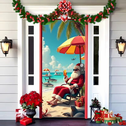 🎄Předčasný vánoční výprodej: Kupte jeden a druhý dostanete zdarma 🎅vánoční dekorace na dveře🎅