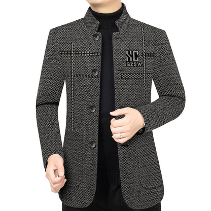 🧥 ZNIŻKA 50%! 🔥 Męski zimowy płaszcz o kroju 3D – gruby i wiatroodporny, idealny do zimnej pogody na zewnątrz ❄️✨【40–90 kg】- 4184180