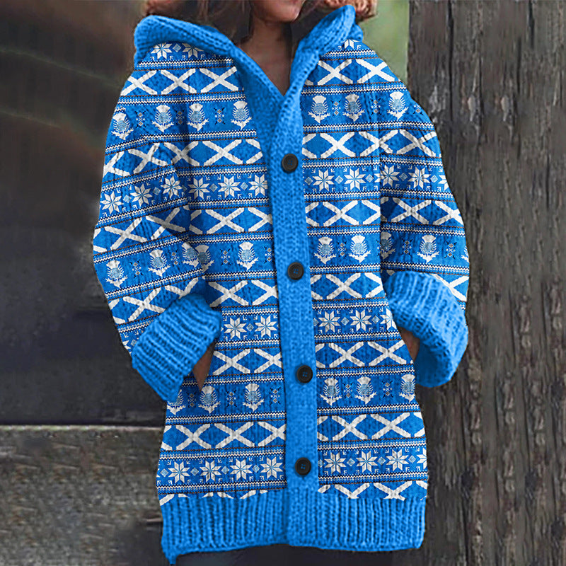 【S-5XL】🥰Nowy wygodny retro falowany kardigan-4175573