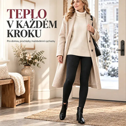🔥2-balení【S-5XL】2026 kašmírové termo legíny s vysokým pasem na podzim a zimu