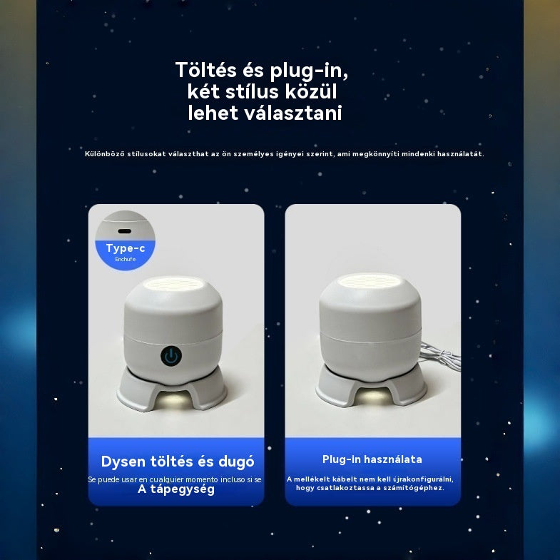 [50% kedvezmény ma] Dinamikus forgó LED projektor