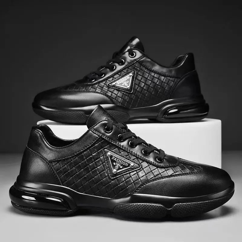 💥【Artículo muy vendido】💥Zapatos casuales de piel de cocodrilo, suela suave, transpirable.