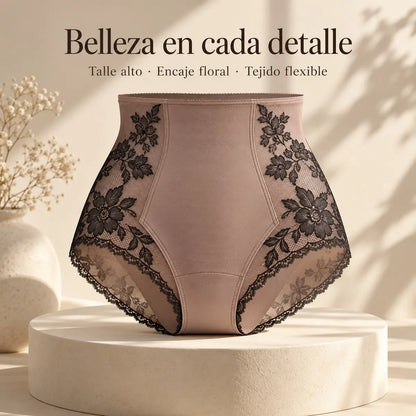 【7 piezas 28 euros】Bragas con control de barriga de cintura alta para mujer