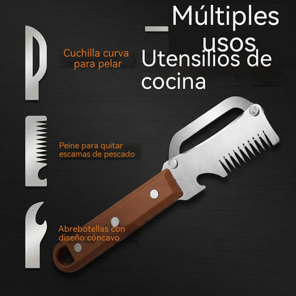 💥Compra 1 y llévate 1 gratis💥🔪Cortador y pelador multifuncional de acero inoxidable🧅-4308735