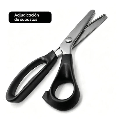 🔥2 piezas ✂️ Tijeras dentadas profesionales – Tijeras de tela afiladas y dentadas