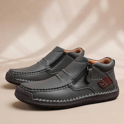 👞🛒 Męskie, skórzane, casualowe, wsuwane buty do jazdy samochodem