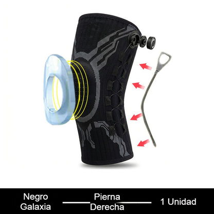 🦵🦵【S-2XL】 Rodillera de compresión deportiva con silicona y estabilizadores de muelle para absorción de impactos