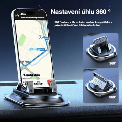🔥【50% SLEVA】🚗 Bezpečný a chytrý: Dokonalý držák telefonu do auta 2 v 1! 🚗