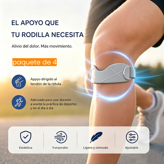 【paquete de 4】Rodilleras deportivas 👉 Las rodillas necesitan tiempo para recuperarse, y este equipamiento proporciona el soporte necesario.