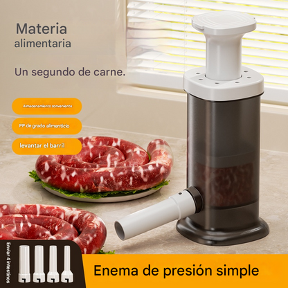 🌭Embutidora de salchichas manual para uso doméstico