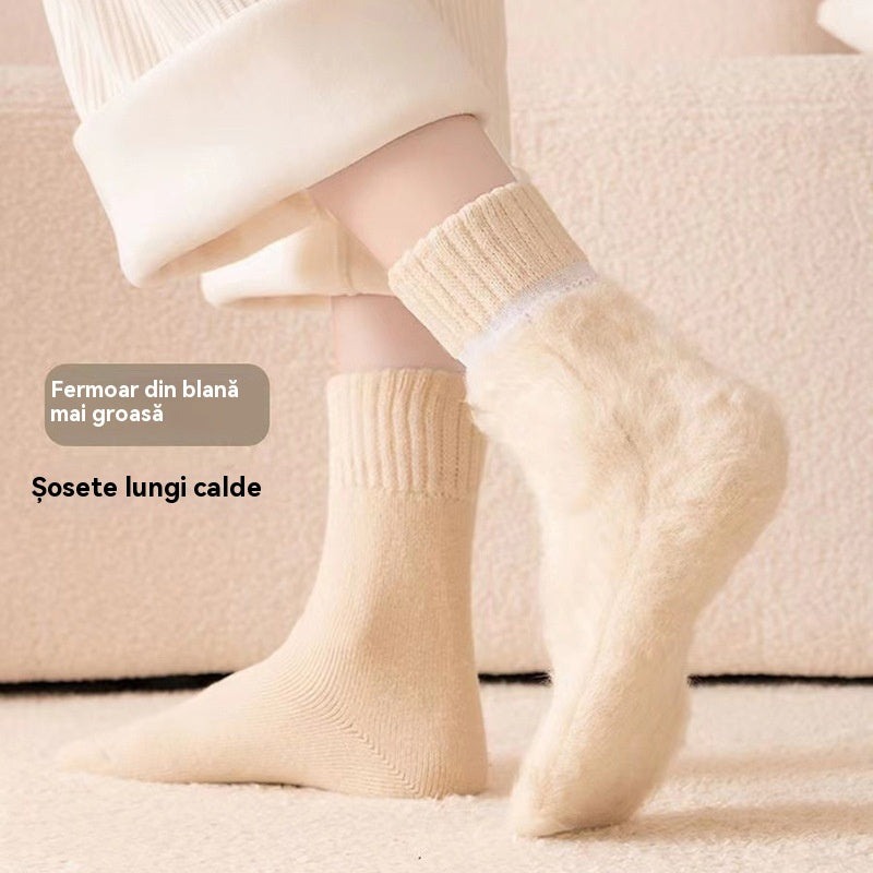 🔥【Kupte 3 kusů, dostanete 3 zdarma】🧦Silné a teplé vlněné ponožky na zimu, super silné a hřejivé, elastické, velikost 35-42