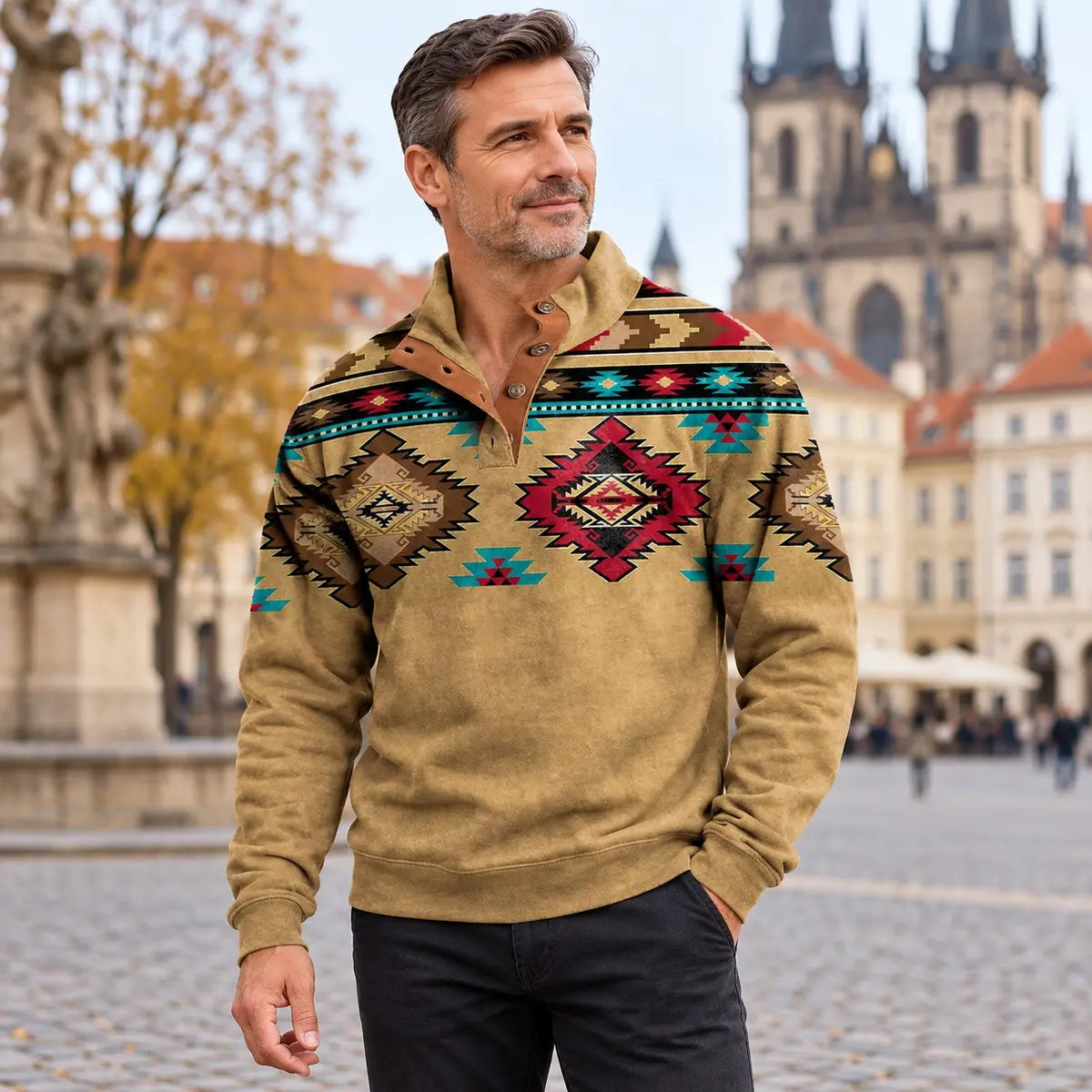 🙆‍♂️【S-3XL】Nová módní pánská mikina s dlouhým rukávem s 3D potiskem 2026