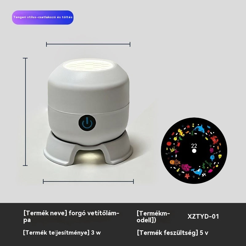 [50% kedvezmény ma] Dinamikus forgó LED projektor