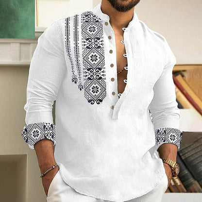 🔥【S-3XL】Camisa de verano de manga corta con solapa para hombre👔👕