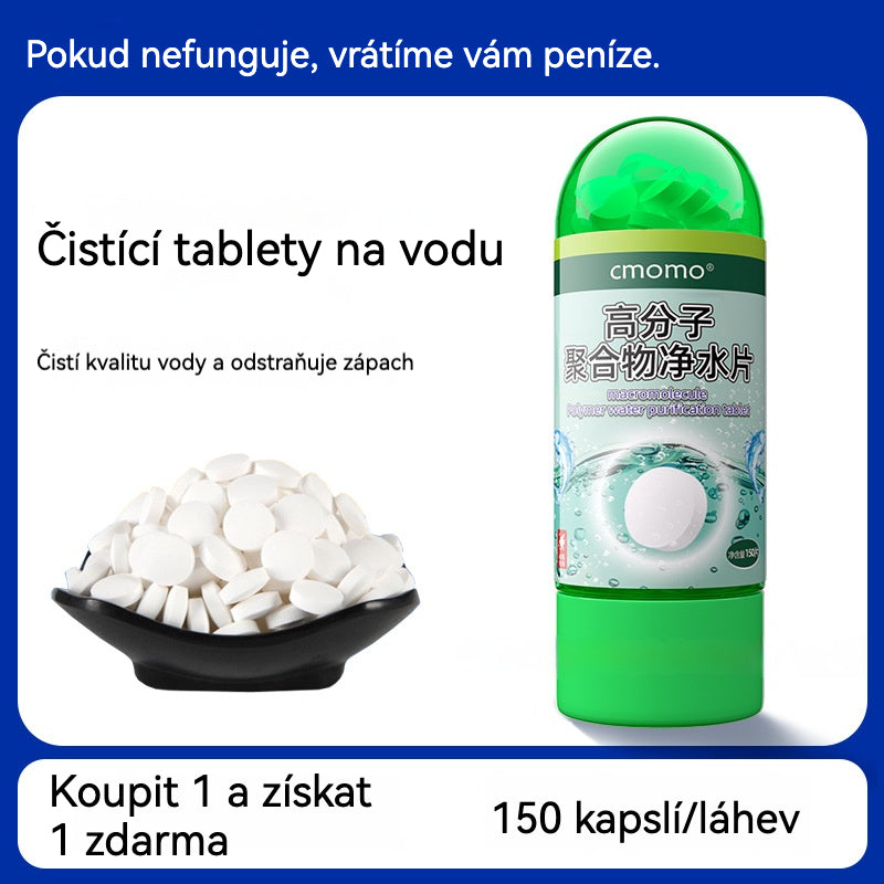 💦🐟Polymerové čisticí tablety｜Rychle odstraňují chlór a stabilizují vodu｜Výmena vody bez odstátí pro akvárium