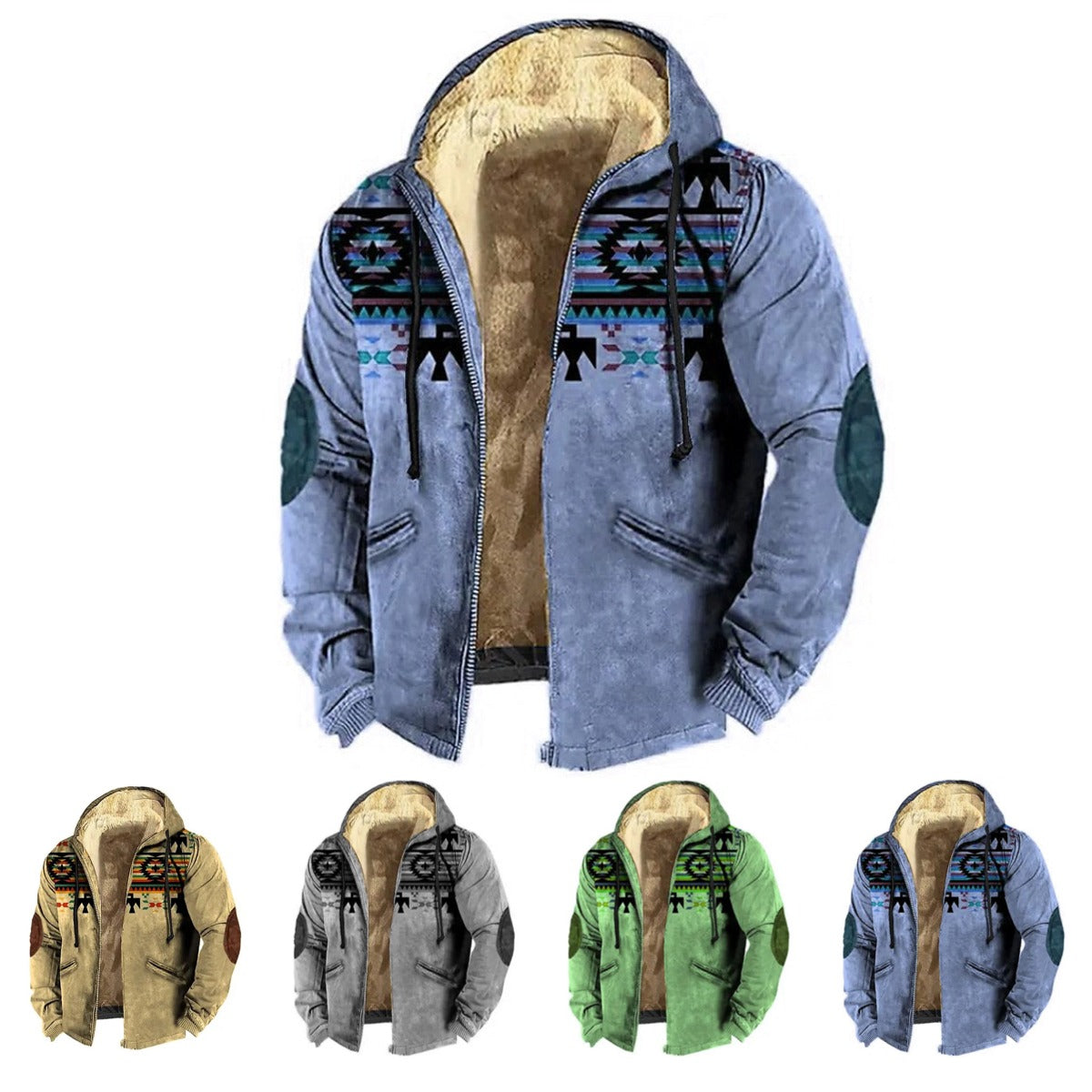 🔥💥【M-5XL】Pánská Mikina s Kapucí 2025 – Podzimní a Zimní Móda, Zpevnění, Teplá a Pohodlná do Chladu