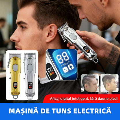 💇‍♂️✂️Nový elektrický zastřihovač vlasů s chytrým digitálním LCD displejem, domácí elektrický zastřihovač vlasů,