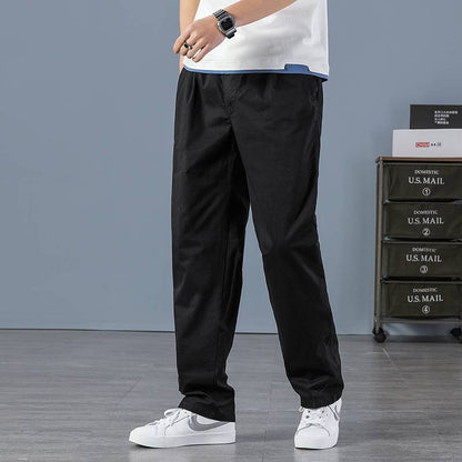 👖[M–6XL] Pánské volné bavlněné kalhoty rovného střihu pro větší velikosti – outdoorové kalhoty🔥