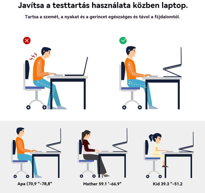 💥💻 Laptop állvány alumíniumötvözetből készült forgatható állvány - 4201818