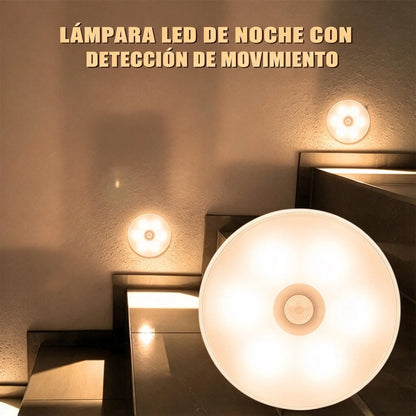 🔥【2 piezas por 25 euros】🏡💡Luz LED inteligente que detecta el cuerpo humano, fácil de cargar y práctica